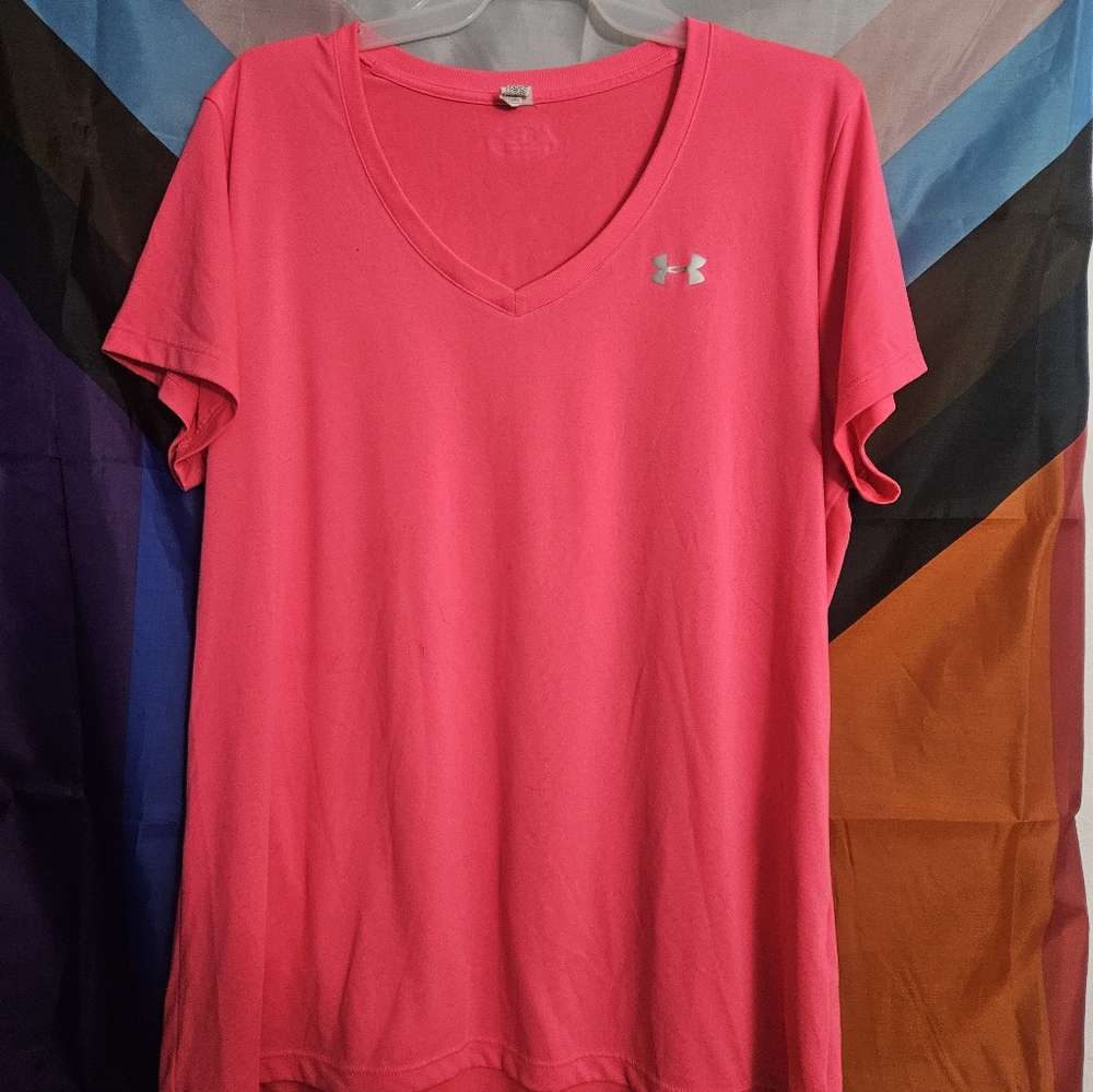 Hot Pink Under Armour Athletic Shirt
